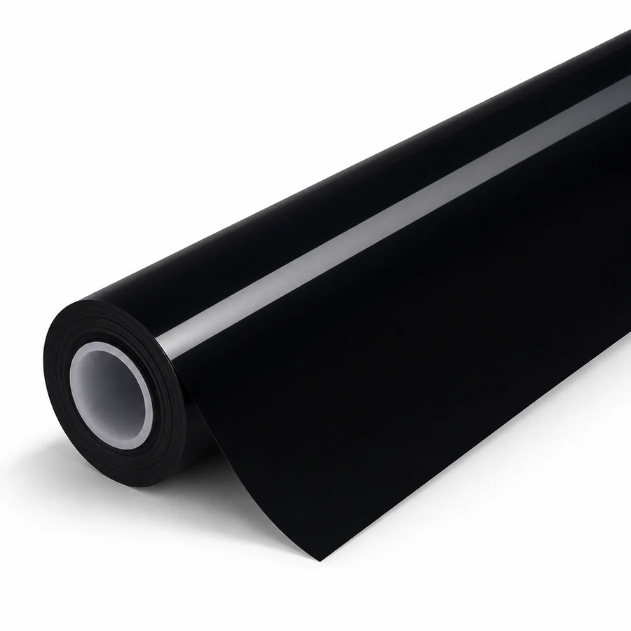 VORLUX ULTRA Black Vinyl Wrap Film – 1.52 m × 15 m Full Roll film roll