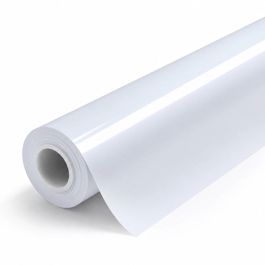 VORLUX Lunar White Vinyl Wrap Film – 1.52 m × 17 m Full Roll film roll