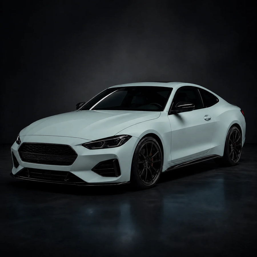 VORLUX Matte Mysterious Green Vinyl Wrap Film – 1.52 m × 15 m Full Roll vehicle colour visualisation