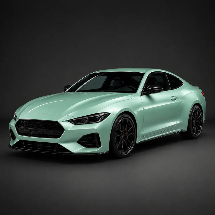 VORLUX Grace Green Vinyl Wrap Film – 1.52 m × 15 m Full Roll vehicle colour visualisation