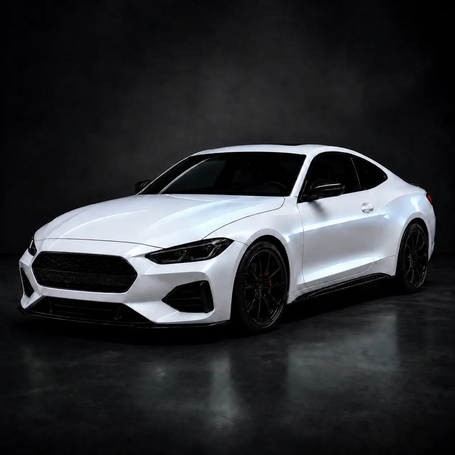 VORLUX Diamond White Blue Vinyl Wrap Film – 1.52 m × 15 m Full Roll vehicle colour visualisation