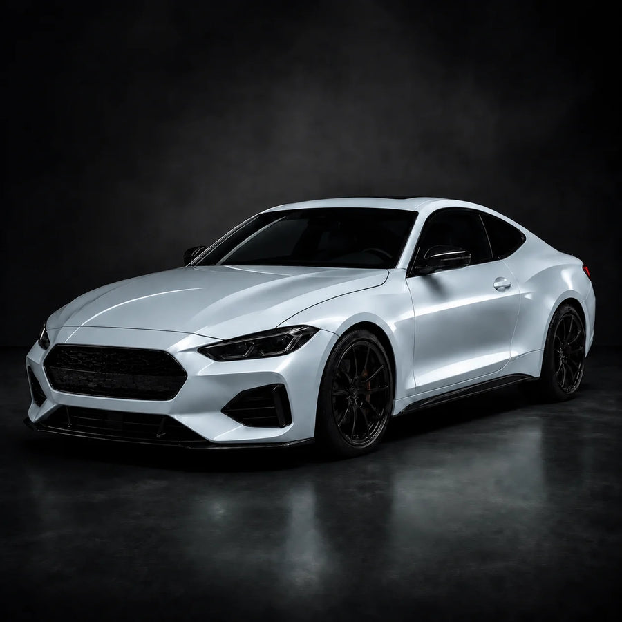 VORLUX Volcanic Ash Vinyl Wrap Film – 1.52 m × 15 m Full Roll vehicle colour visualisation