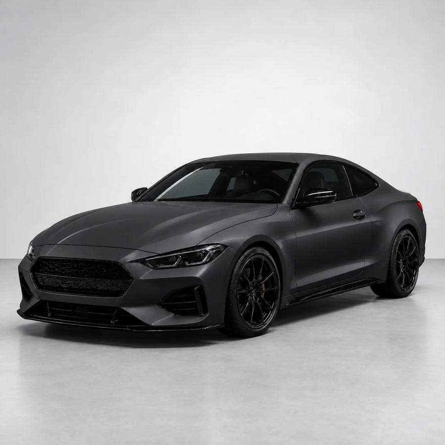 VORLUX Glaze Black Vinyl Wrap Film – 1.52 m × 15 m Full Roll vehicle colour visualisation