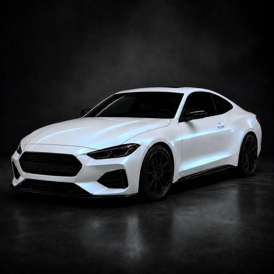 VORLUX White Iridescent Blue Vinyl Wrap Film – 1.52 m × 15 m Full Roll vehicle colour visualisation