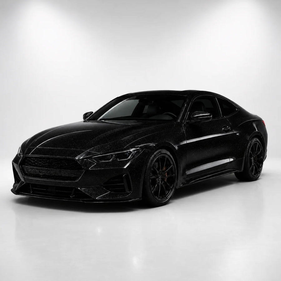 VORLUX Sparkle Black TPU Color PPF – TPU-0649-HD – 1.52 m × 15 m Full Roll vehicle colour visualisation
