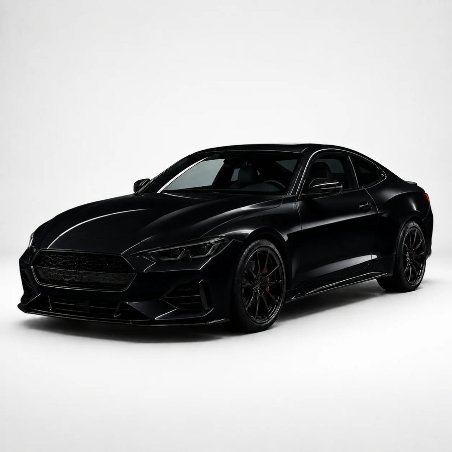VORLUX ULTRA Black Vinyl Wrap Film – 1.52 m × 15 m Full Roll vehicle colour visualisation