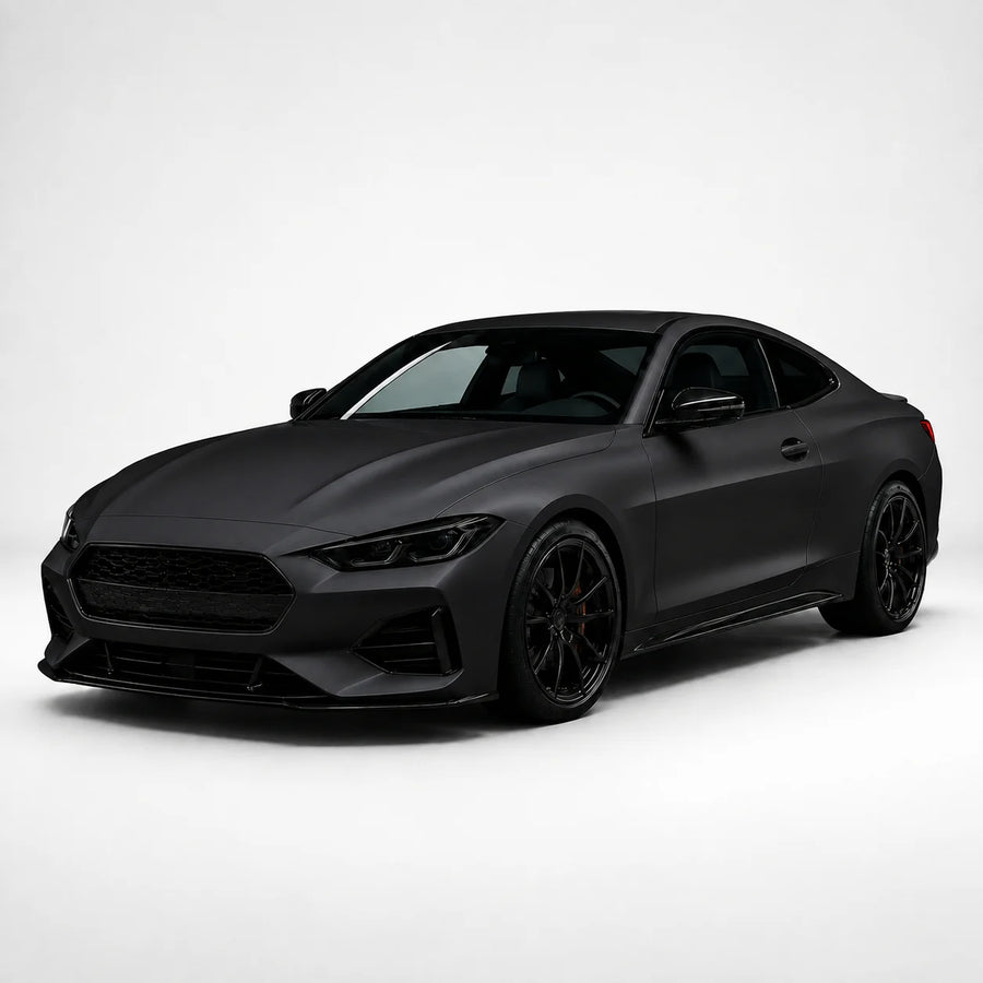 VORLUX Matte Black TPU Color PPF – TPU-0005-MS – 1.52 m × 15 m Full Roll vehicle colour visualisation