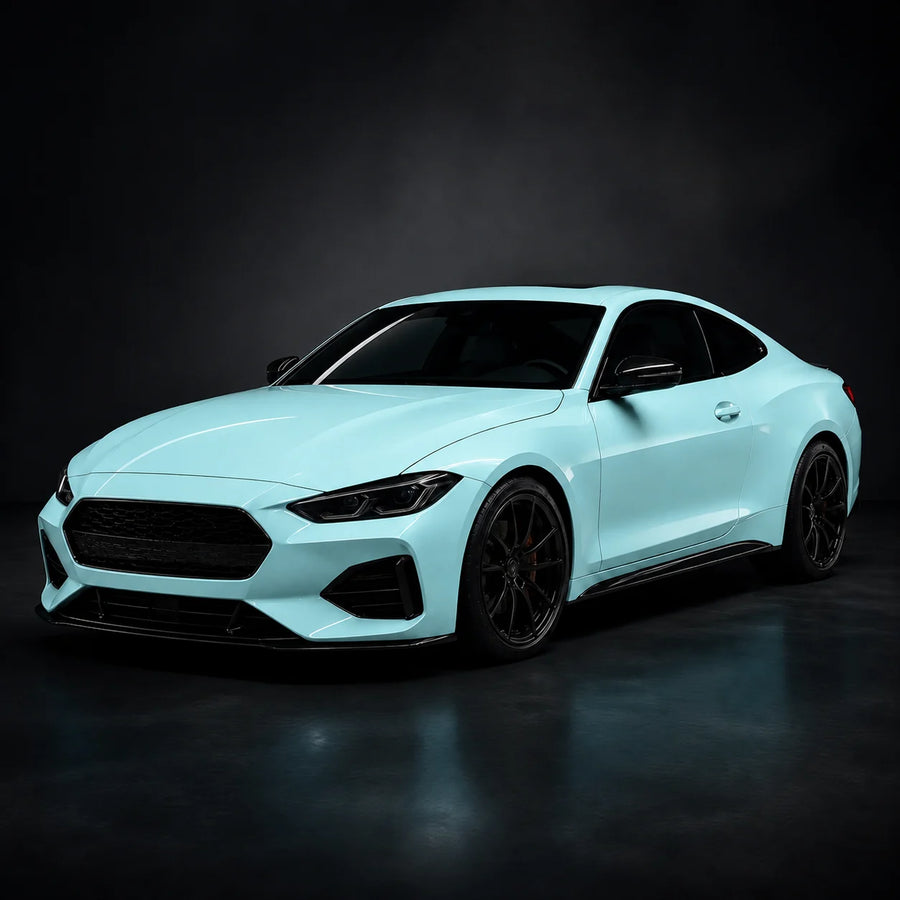 VORLUX Bentley Glacier Blue Vinyl Wrap Film – 1.52 m × 15 m Full Roll vehicle colour visualisation