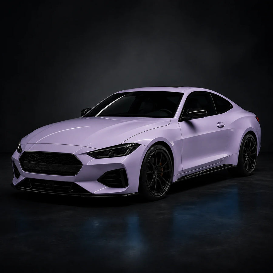 VORLUX Grayish Purple Vinyl Wrap Film – 1.52 m × 15 m Full Roll vehicle colour visualisation