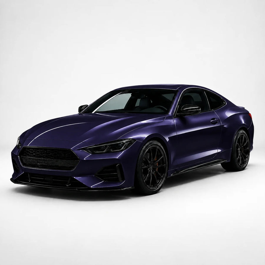 VORLUX Provence Purple Vinyl Wrap Film – 1.52 m × 15 m Full Roll vehicle colour visualisation
