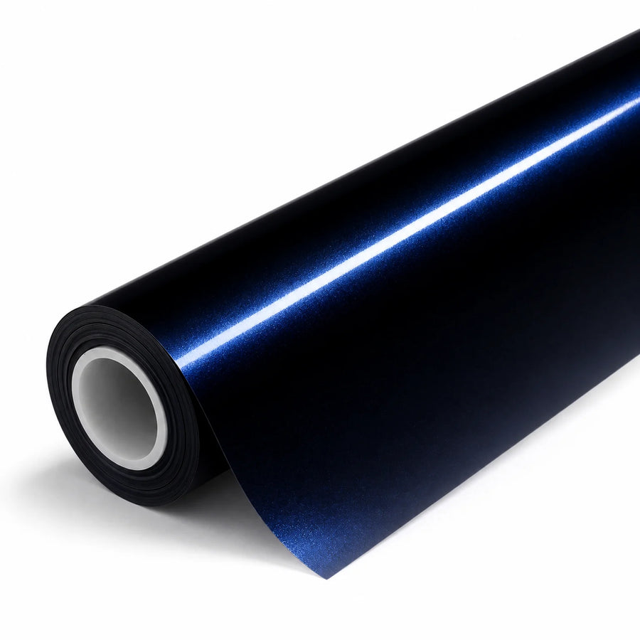 VORLUX Azurite Black Vinyl Wrap Film – 1.52 m × 15 m Full Roll film roll