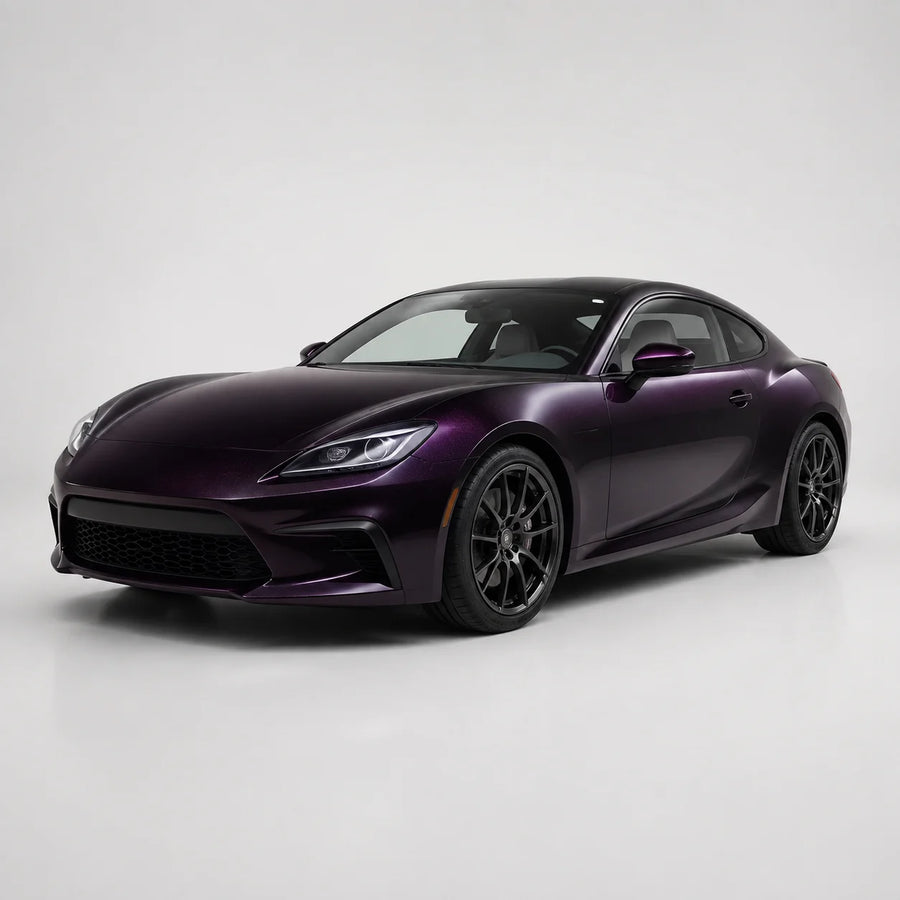 VORLUX Fantastic Black Cherry Vinyl Wrap Film – 1.52 m × 15 m Full Roll vehicle colour visualisation