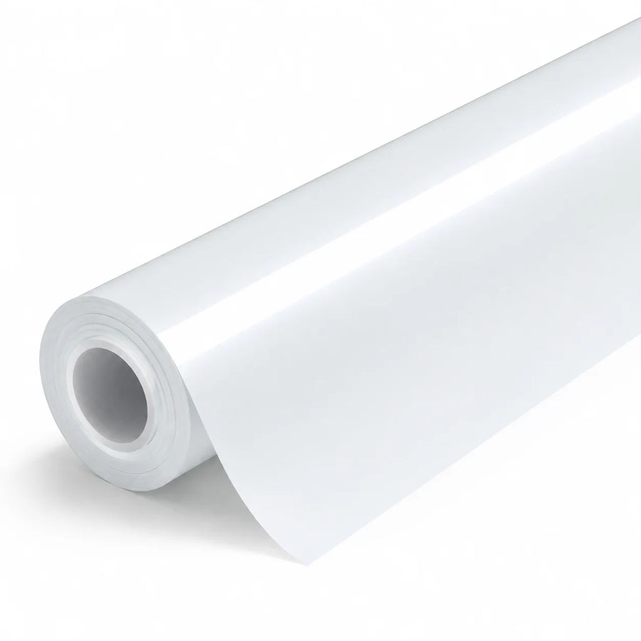VORLUX Arctic White Vinyl Wrap Film – 1.52 m × 15 m Full Roll film roll