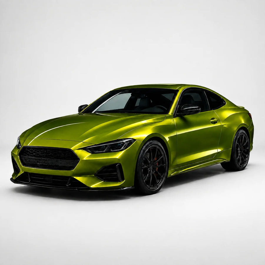 VORLUX Iridescent Emerald TPU Color PPF – TPU-0245-HD – 1.52 m × 15 m Full Roll vehicle colour visualisation