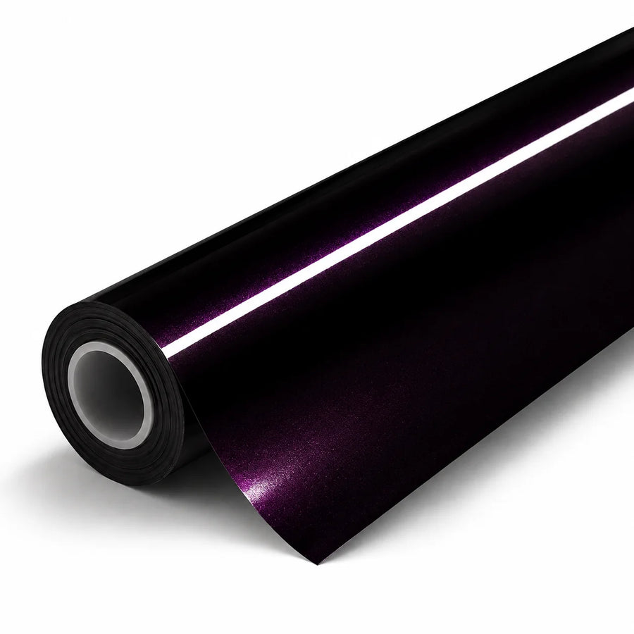 VORLUX Black Kirsch Vinyl Wrap Film – 1.52 m × 15 m Full Roll film roll