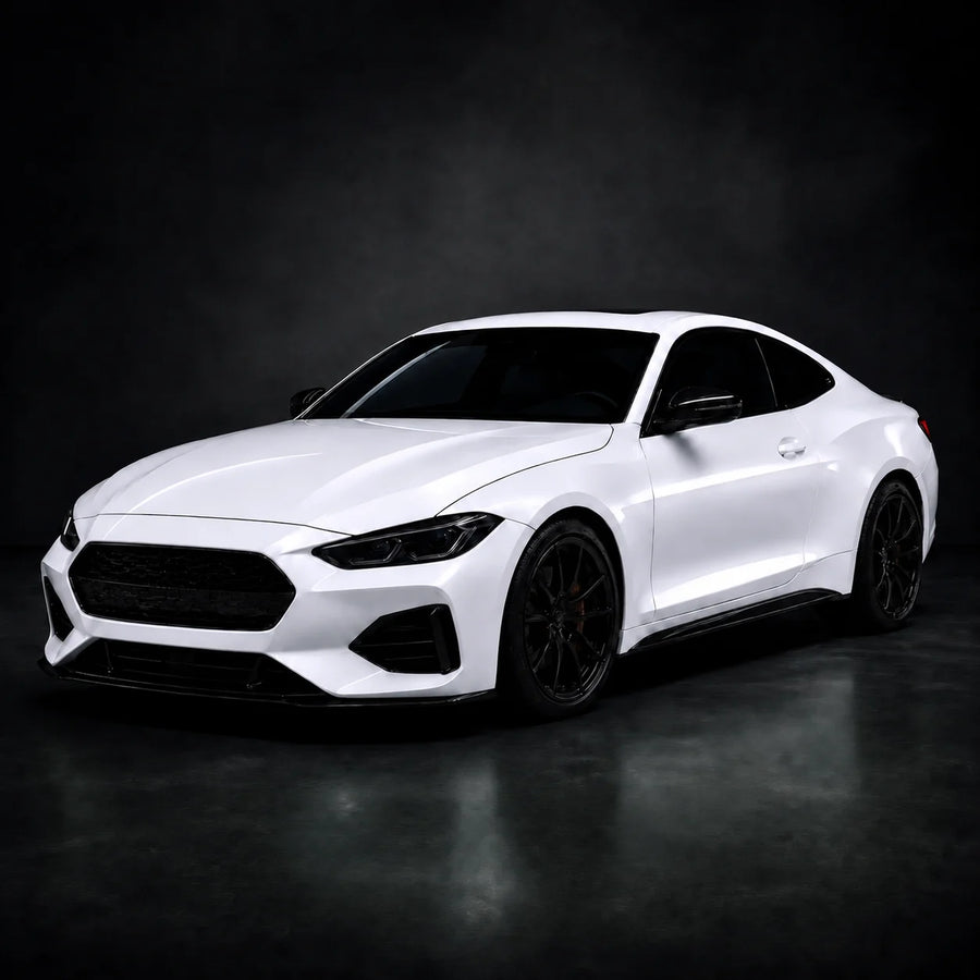 VORLUX Porcelain White Vinyl Wrap Film – 1.52 m × 15 m Full Roll vehicle colour visualisation