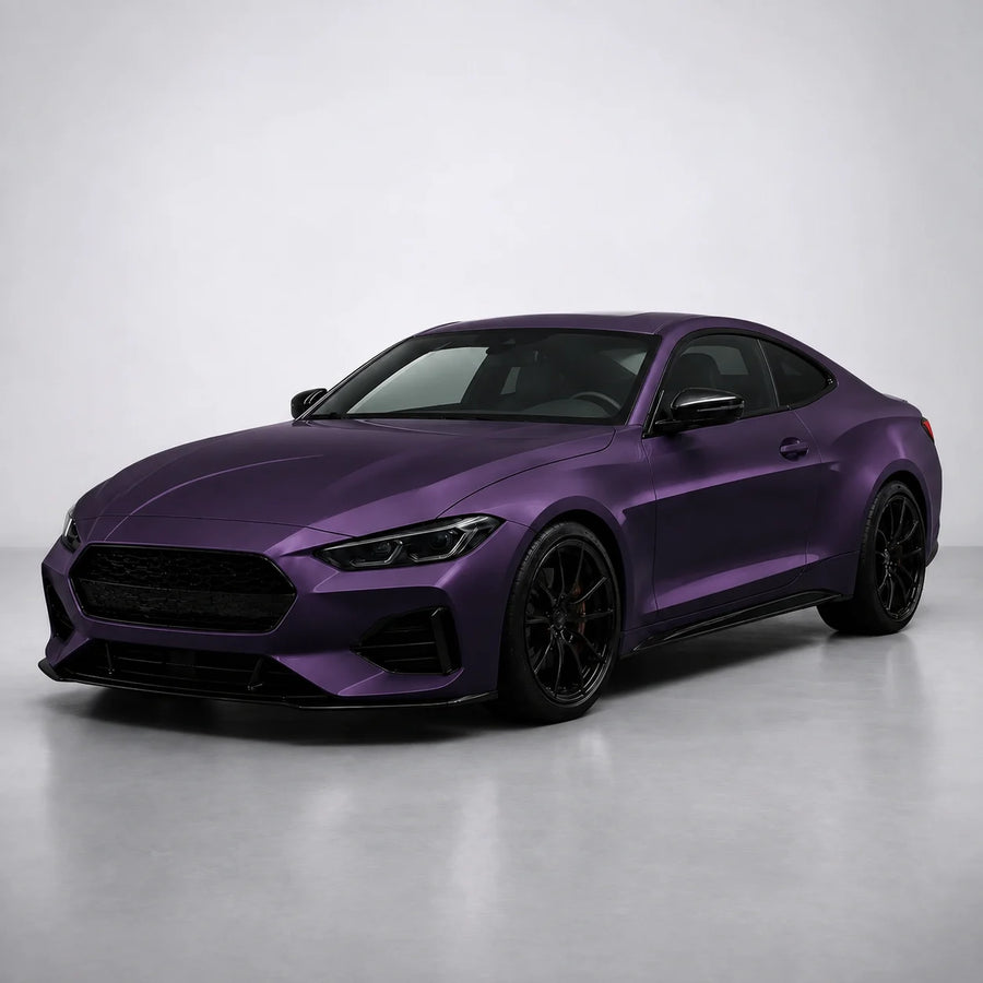 VORLUX Black Pinot Vinyl Wrap Film – 1.52 m × 15 m Full Roll vehicle colour visualisation