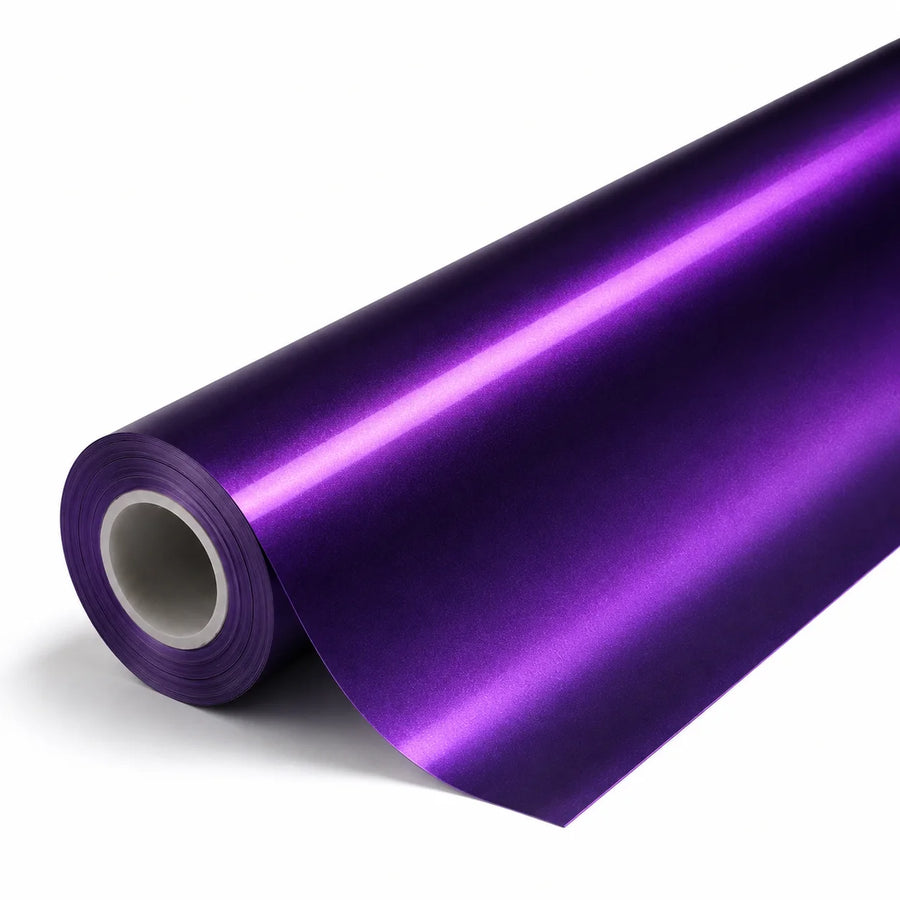 VORLUX Black Pinot Vinyl Wrap Film – 1.52 m × 15 m Full Roll film roll