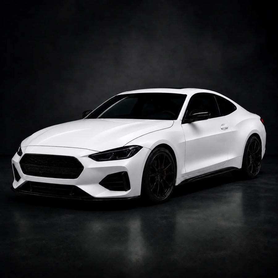 VORLUX Matte Pure White Vinyl Wrap Film – 1.52 m × 15 m Full Roll vehicle colour visualisation