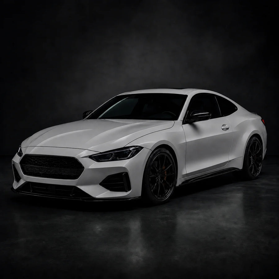 VORLUX Matte Titanium Grey Vinyl Wrap Film – 1.52 m × 15 m Full Roll vehicle colour visualisation