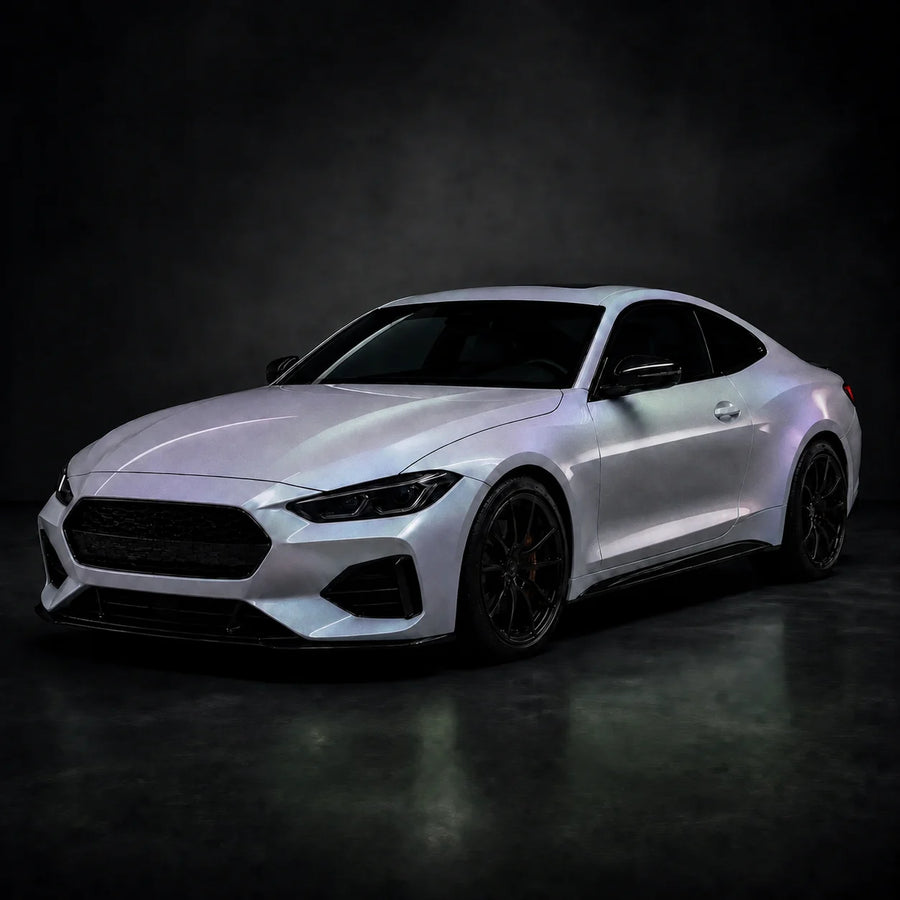 VORLUX Satin Flip Psychedelic Vinyl Wrap Film – 1.52 m × 15 m Full Roll vehicle colour visualisation