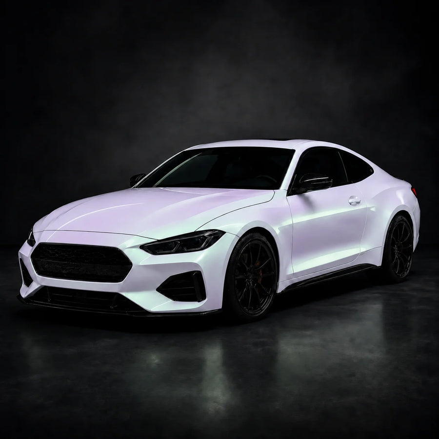 VORLUX Aurora White Vinyl Wrap Film – 1.52 m × 15 m Full Roll vehicle colour visualisation