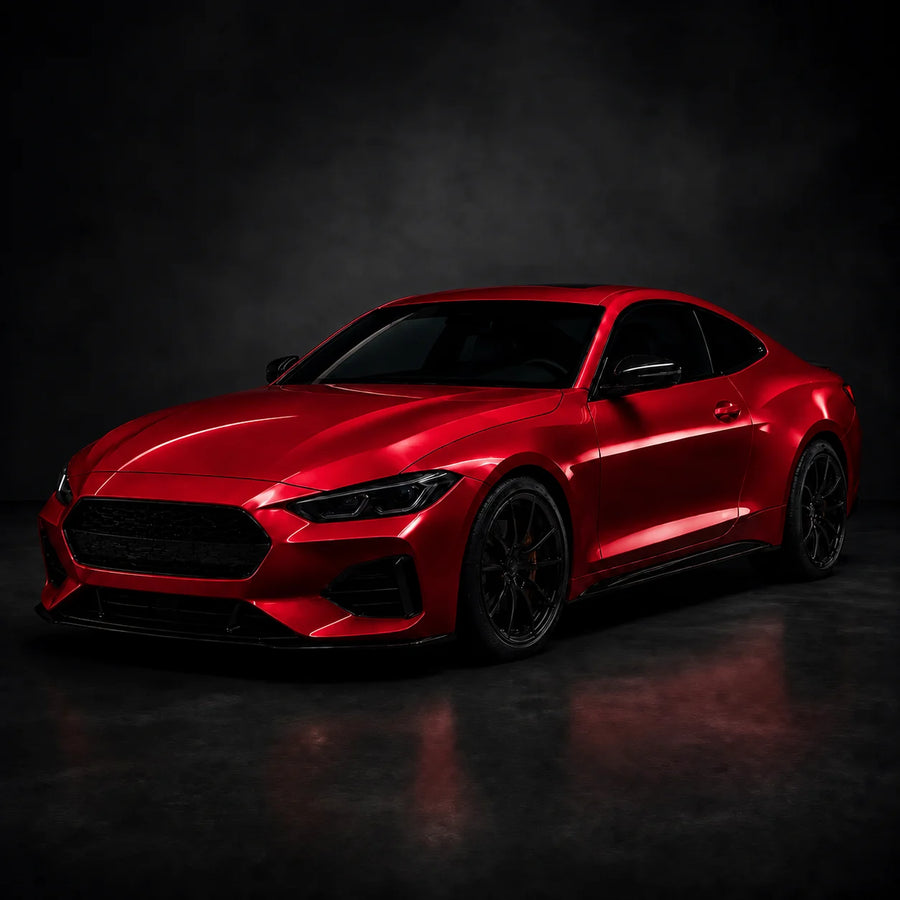 VORLUX Lacquered Ruby TPU Color PPF – TPU-0413-HD – 1.52 m × 15 m Full Roll vehicle colour visualisation