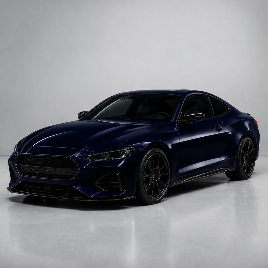 VORLUX Midnight Blue Vinyl Wrap Film – 1.52 m × 15 m Full Roll vehicle colour visualisation