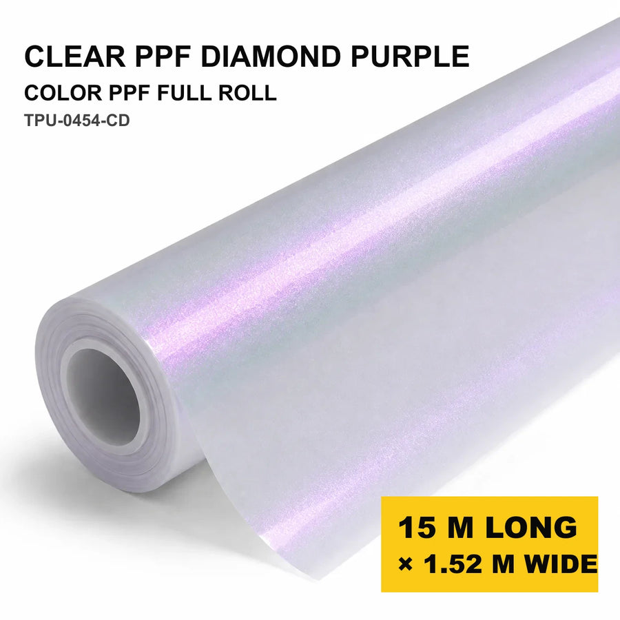 VORLUX Clear PPF Diamond Purple TPU Color PPF – TPU-0454-CD – 1.52 m × 15 m Full Roll vehicle colour visualisation