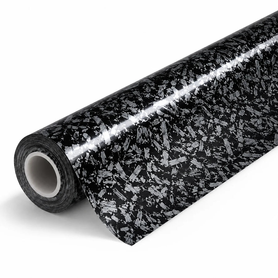 VORLUX Flower Carbon Silver TPU Color PPF – TPU-0700-CF – 1.52 m × 15 m Full Roll film roll