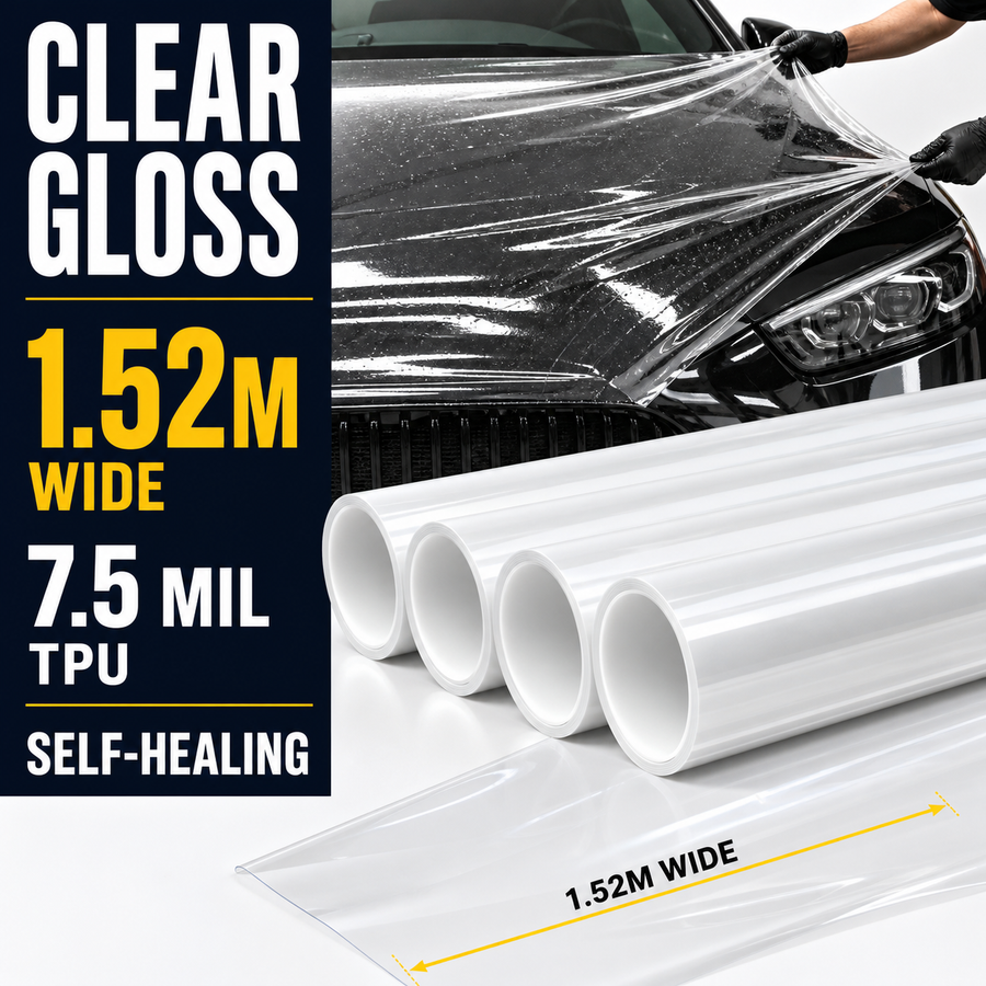VORLUX Ultra Clear Gloss PPF – 1.52 m × 15 m Full Roll film roll